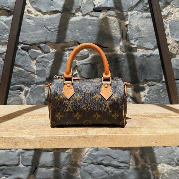 Louis Vuitton 1998 Brown Monogram Mini Speedy HL Handbag - Picture 4 of 15
